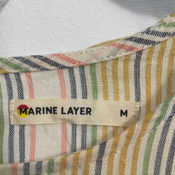 Marine Layer Laney Striped Mini Dress - Beachy Stripe - Picture 9 of 9